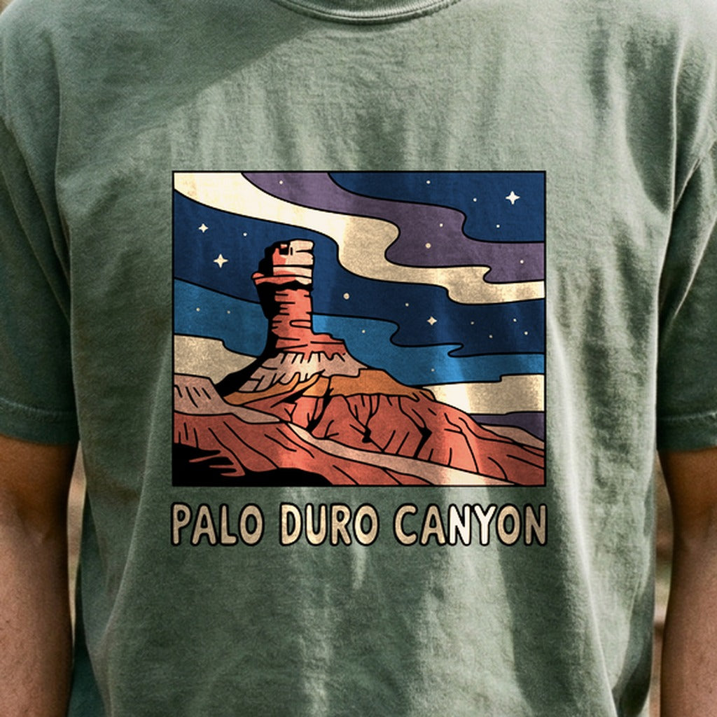 Palo Duro at Night Cotton T-Shirt