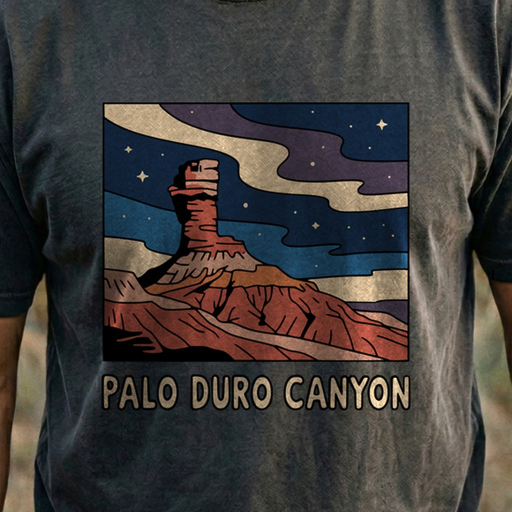 Palo Duro at Night Cotton T-Shirt