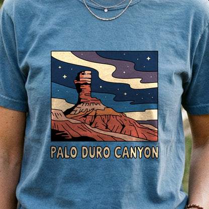 Palo Duro at Night Cotton T-Shirt