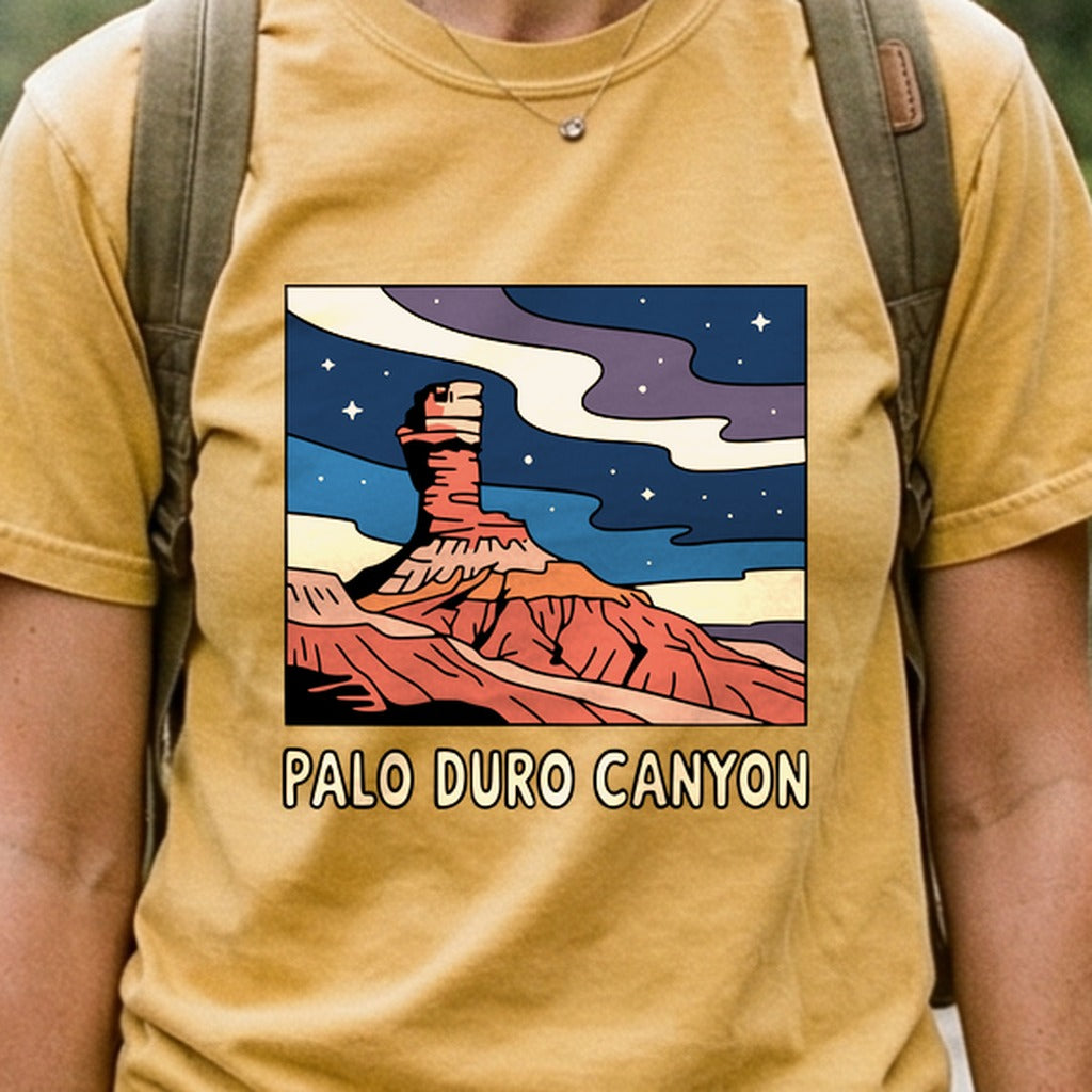 Palo Duro at Night Cotton T-Shirt