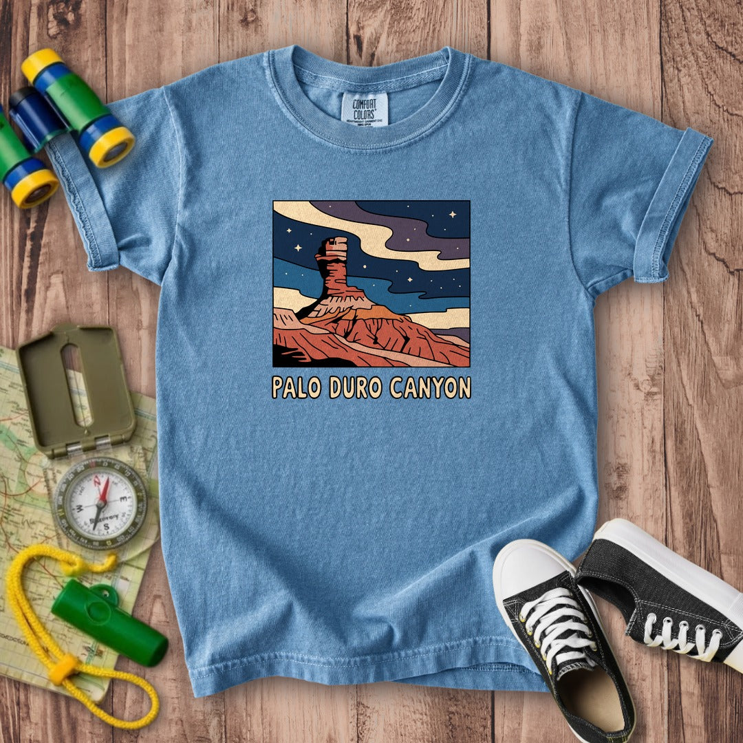 Palo Duro at Night Kids Cotton T-Shirt