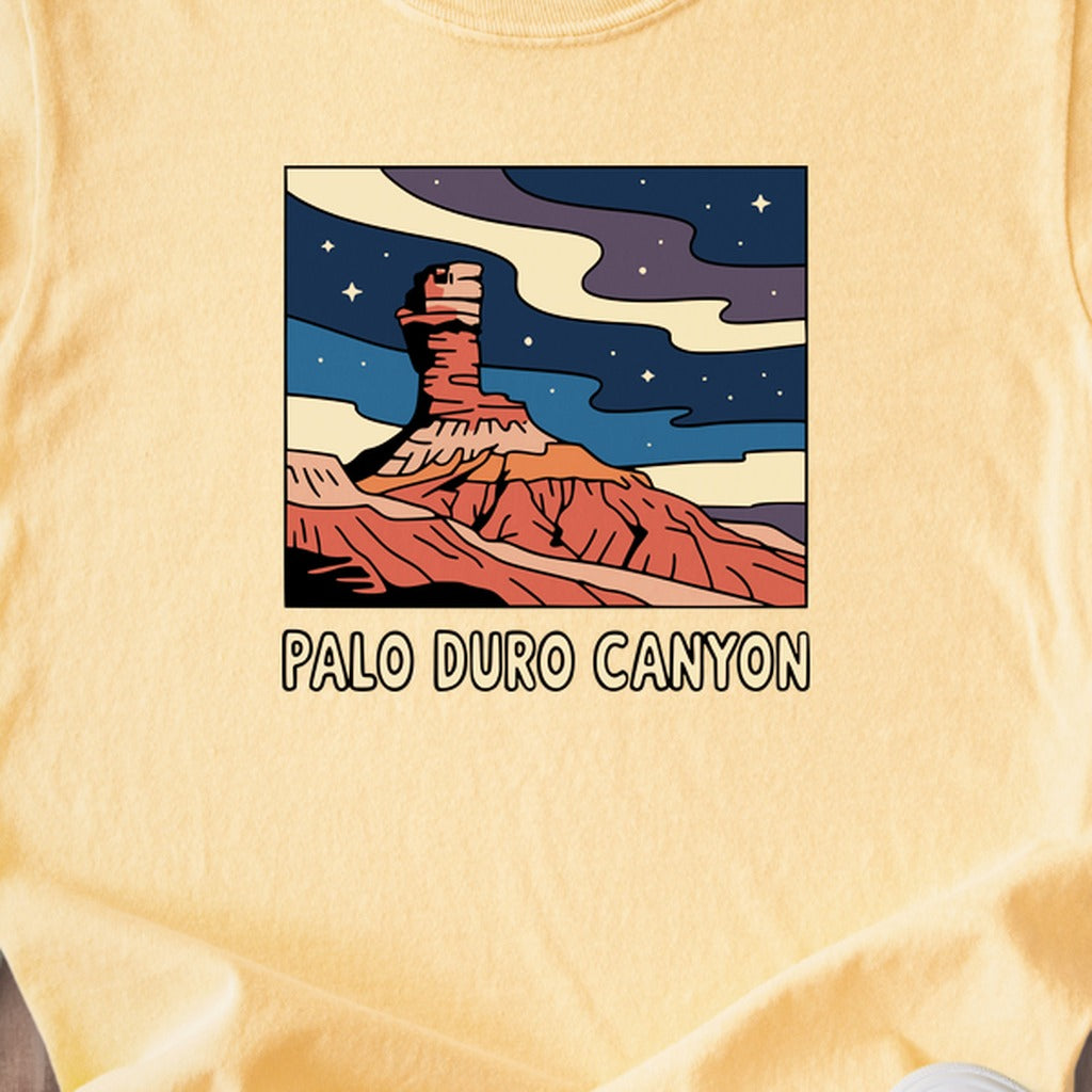 Palo Duro at Night Kids Cotton T-Shirt