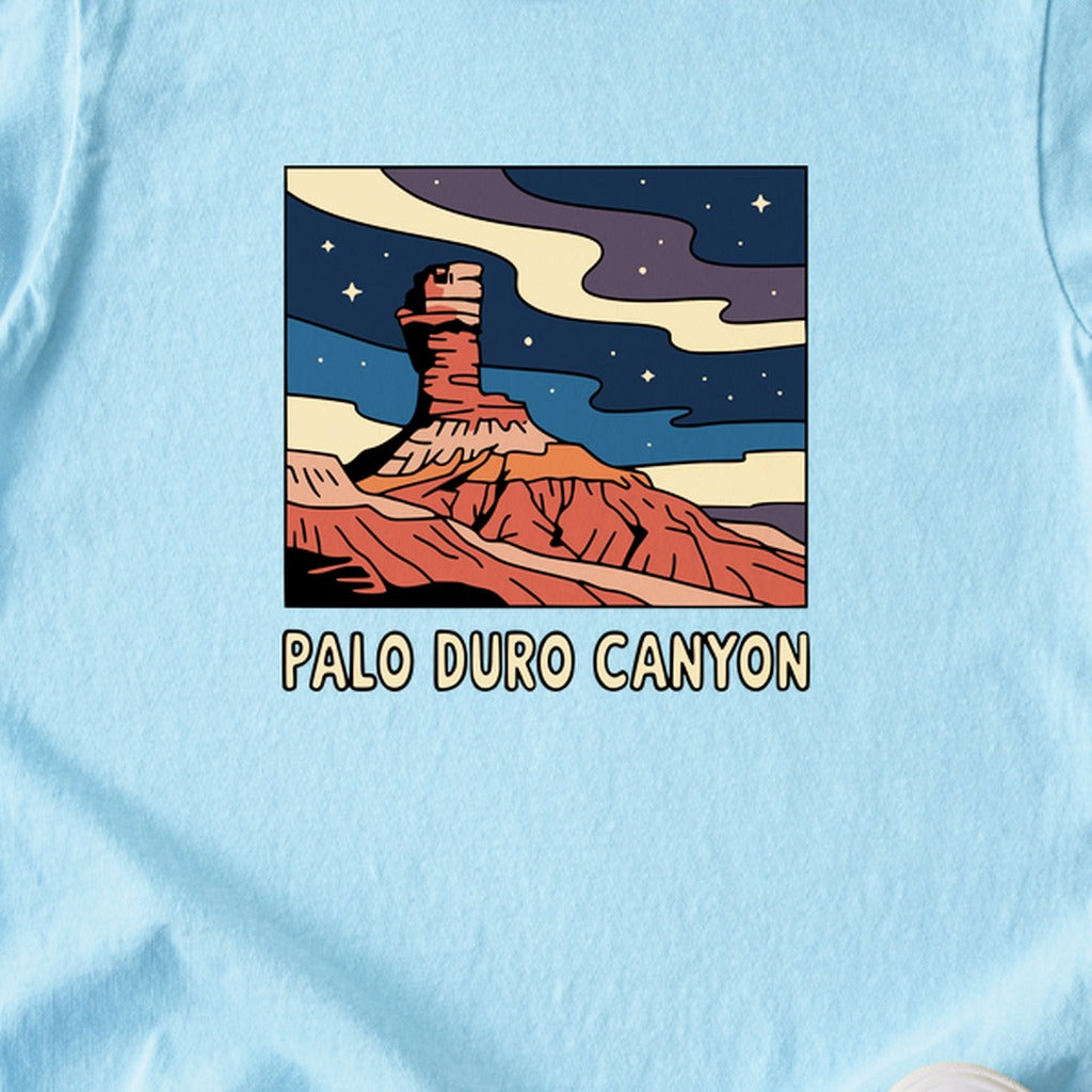 Palo Duro at Night Kids Cotton T-Shirt