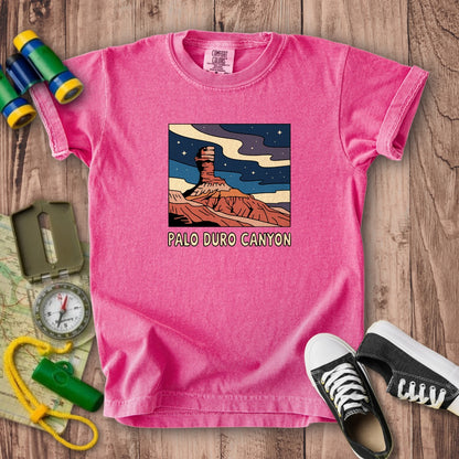 Palo Duro at Night Kids Cotton T-Shirt