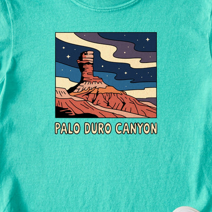 Palo Duro at Night Kids Cotton T-Shirt
