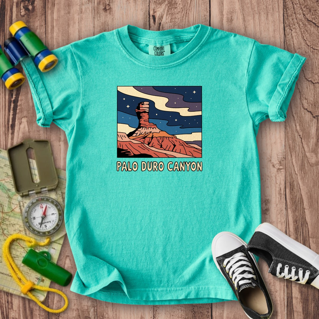 Palo Duro at Night Kids Cotton T-Shirt