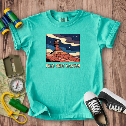 Palo Duro at Night Kids Cotton T-Shirt