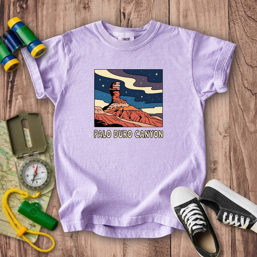 Palo Duro at Night Kids Cotton T-Shirt