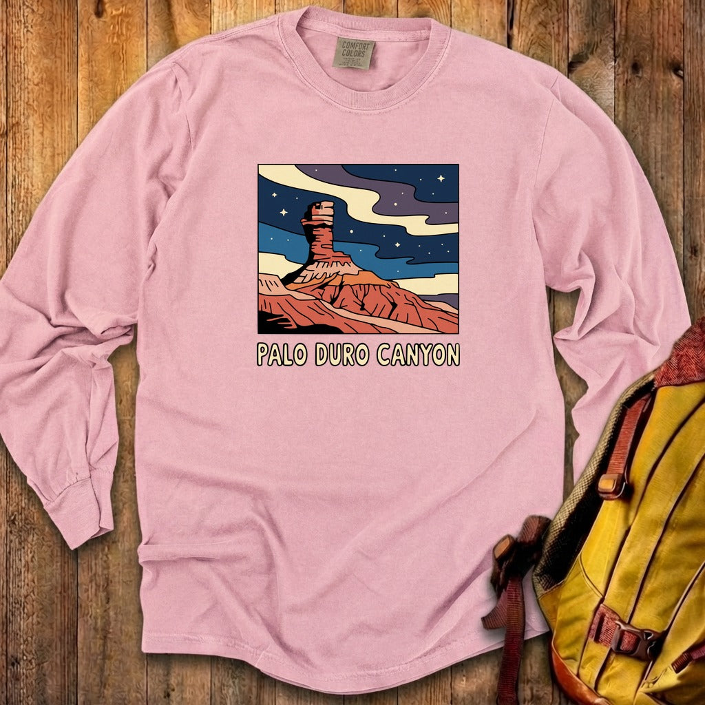 Palo Duro at Night Cotton Long Sleeve
