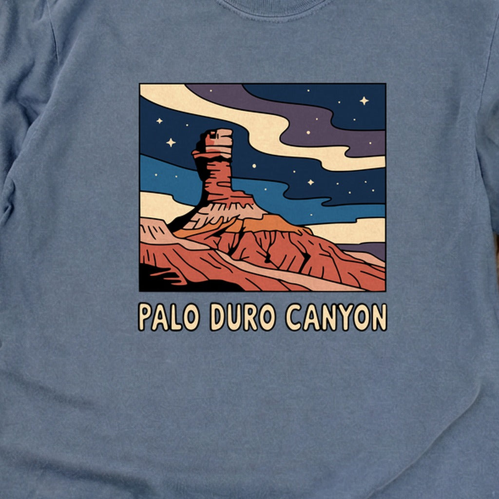 Palo Duro at Night Cotton Long Sleeve