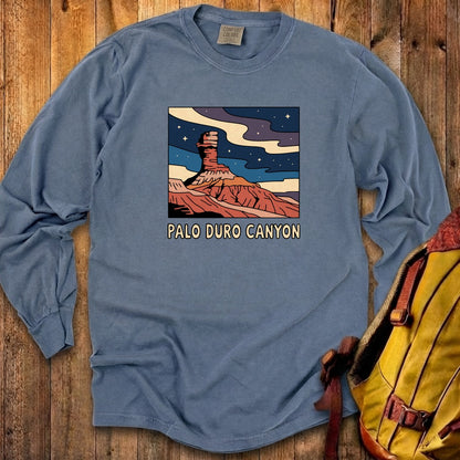 Palo Duro at Night Cotton Long Sleeve