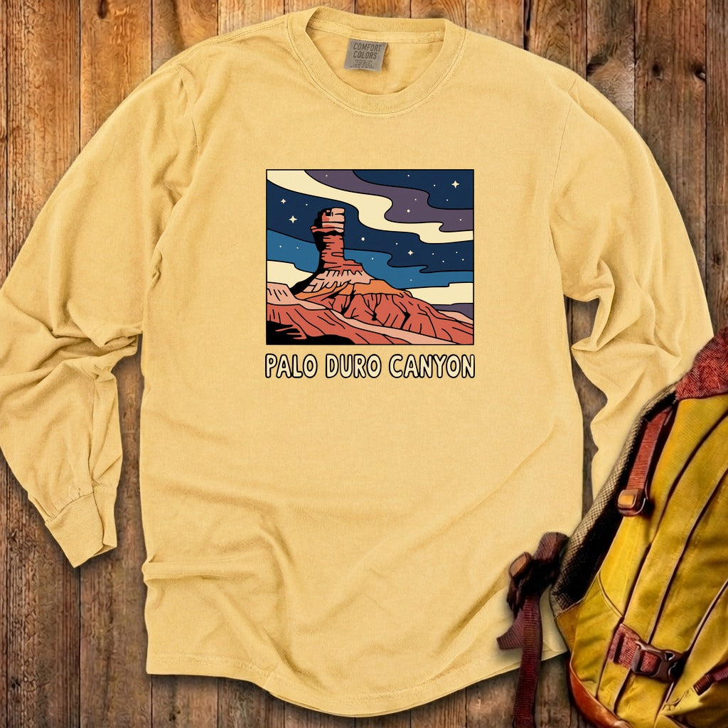 Palo Duro at Night Cotton Long Sleeve