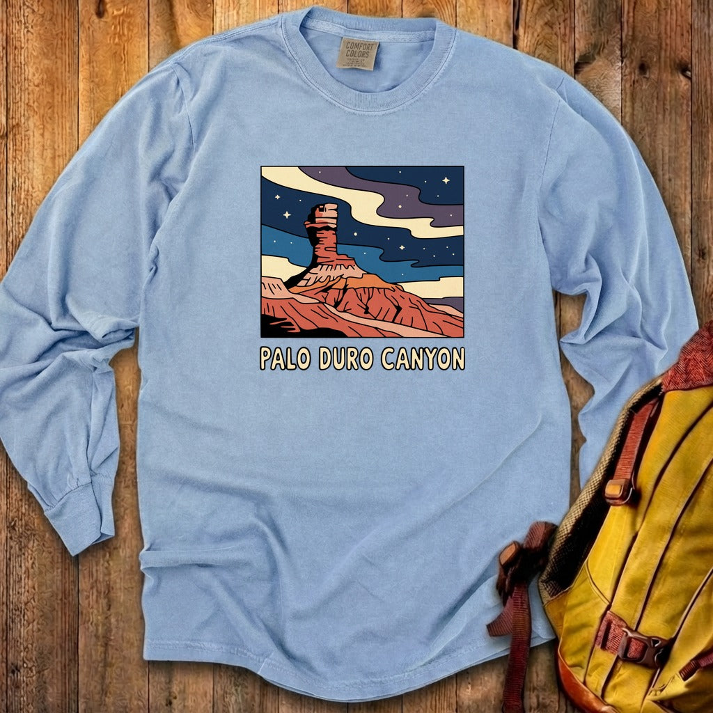 Palo Duro at Night Cotton Long Sleeve