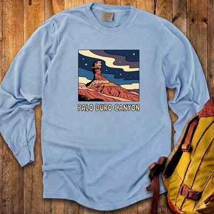 Palo Duro at Night Cotton Long Sleeve