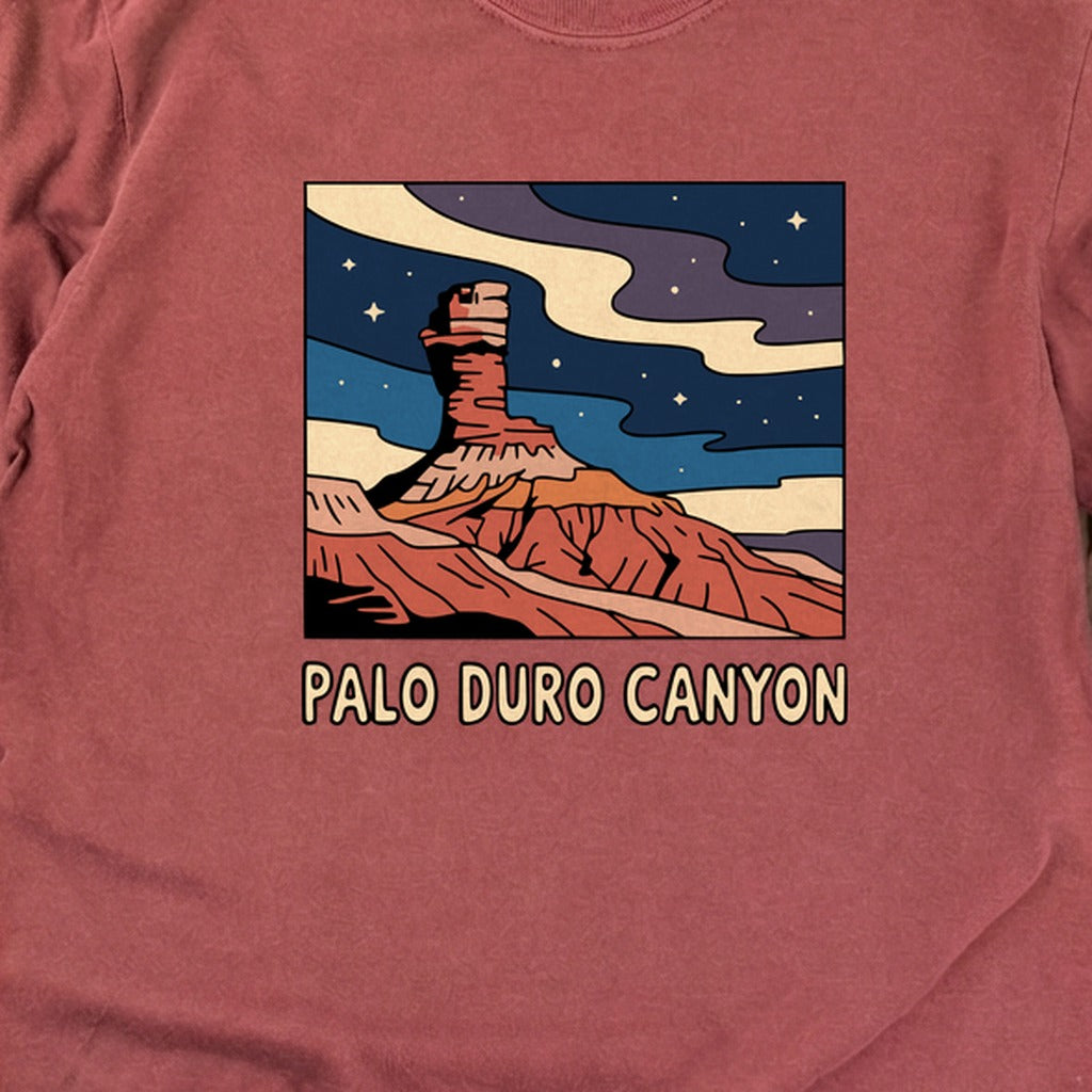 Palo Duro at Night Cotton Long Sleeve