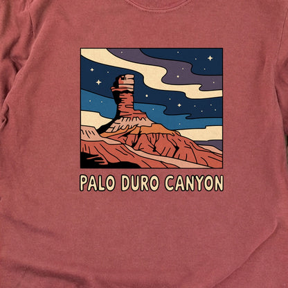 Palo Duro at Night Cotton Long Sleeve