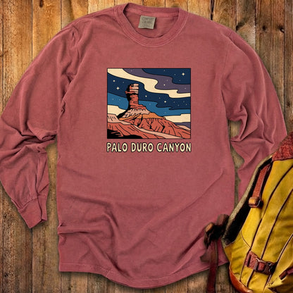 Palo Duro at Night Cotton Long Sleeve