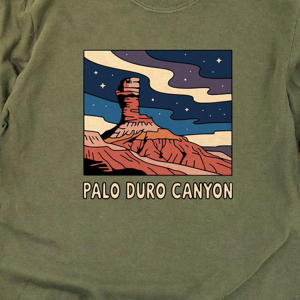 Palo Duro at Night Cotton Long Sleeve