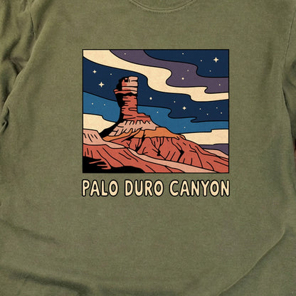 Palo Duro at Night Cotton Long Sleeve