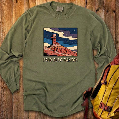 Palo Duro at Night Cotton Long Sleeve