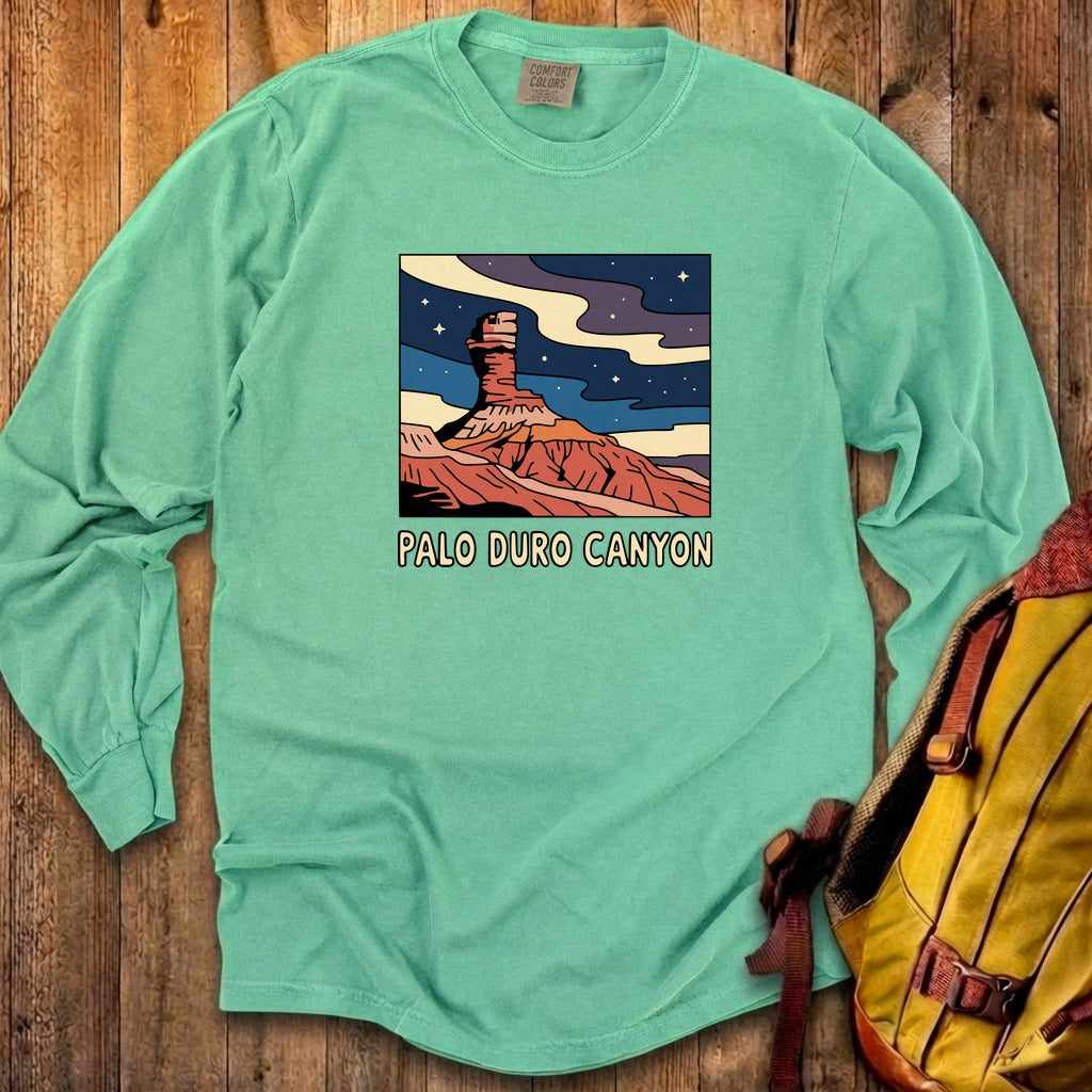 Palo Duro at Night Cotton Long Sleeve