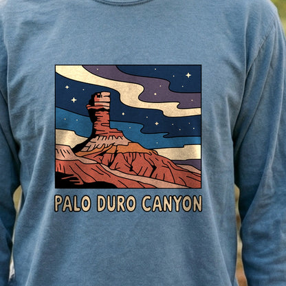 Palo Duro at Night Cotton Long Sleeve