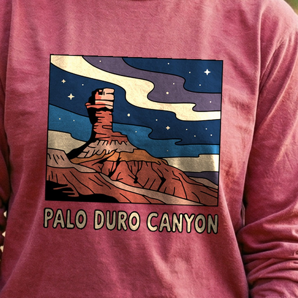 Palo Duro at Night Cotton Long Sleeve