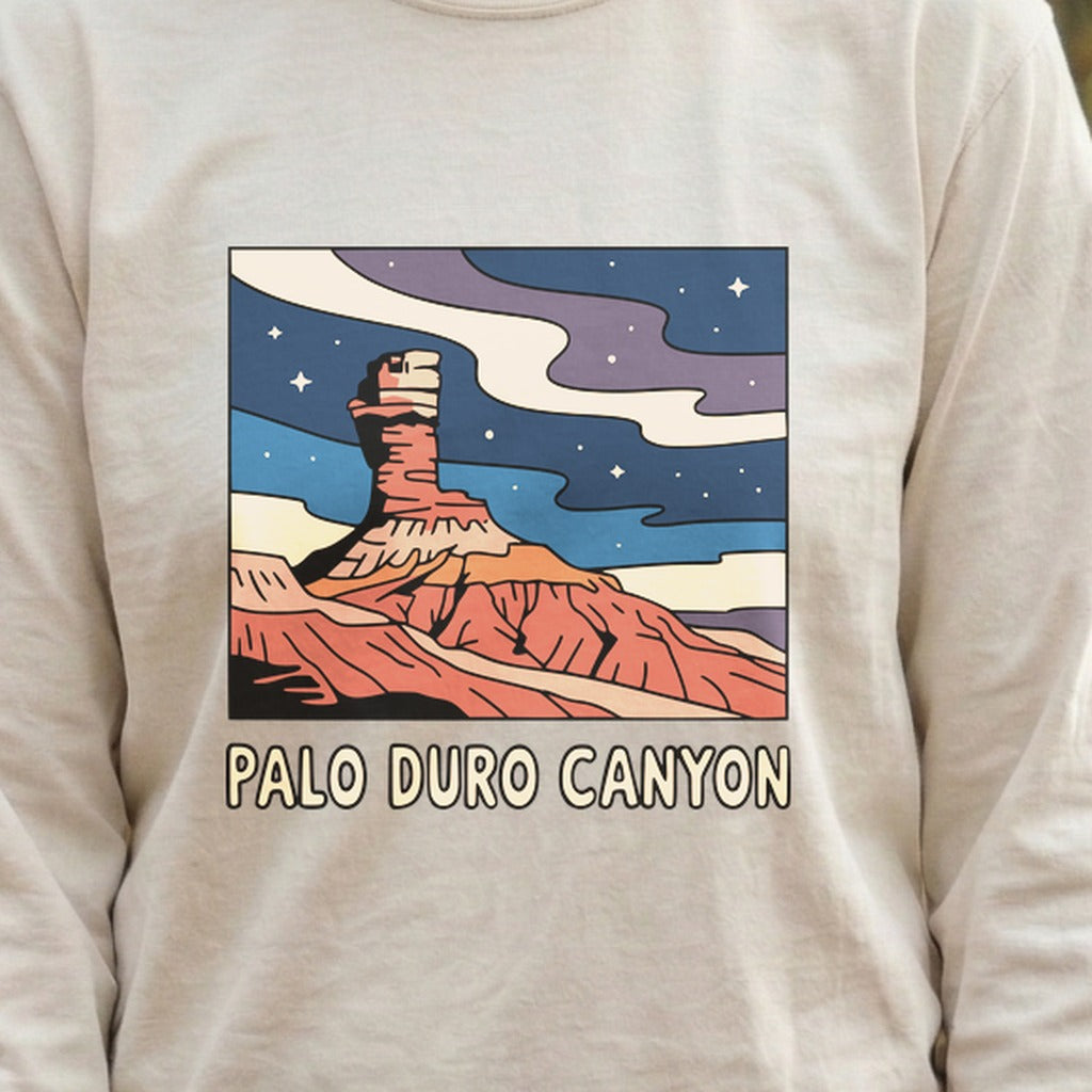 Palo Duro at Night Cotton Long Sleeve