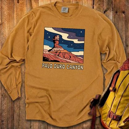 Palo Duro at Night Cotton Long Sleeve