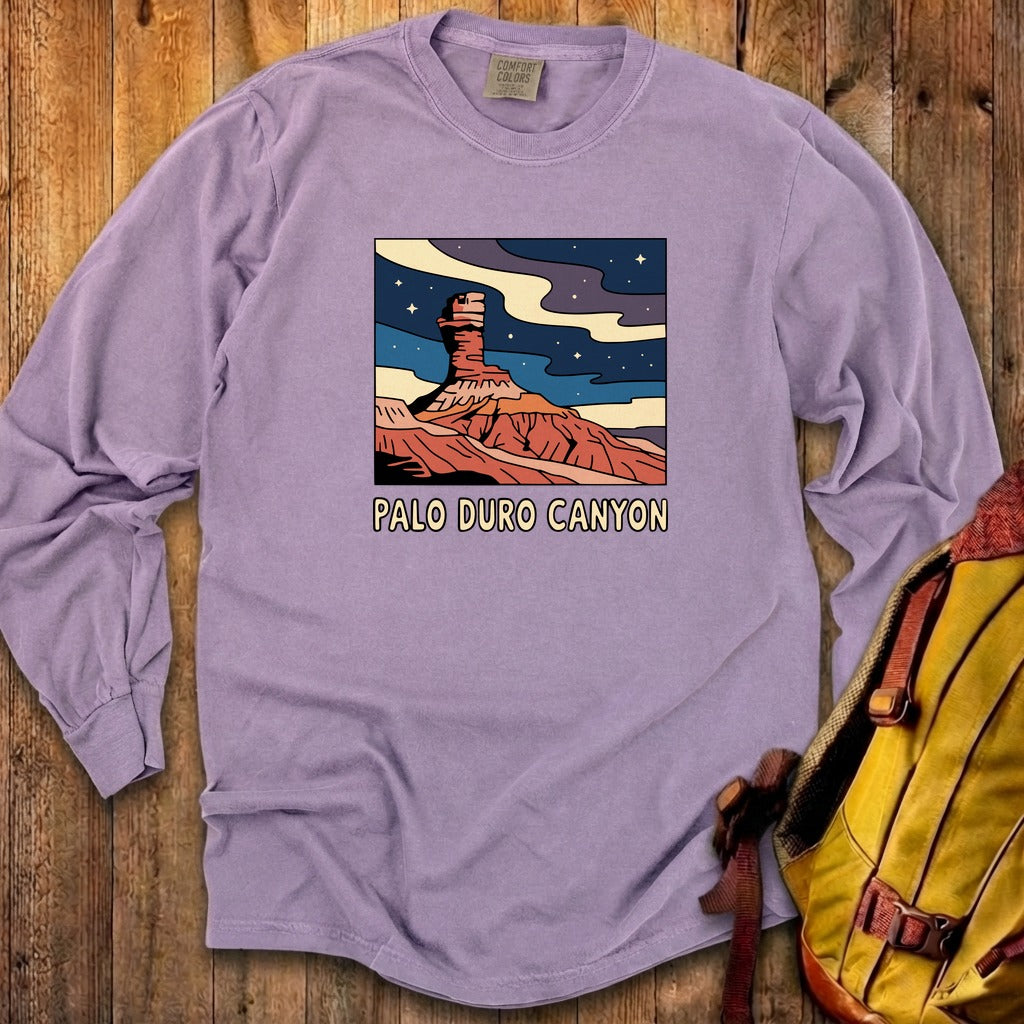 Palo Duro at Night Cotton Long Sleeve