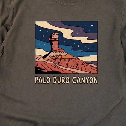 Palo Duro at Night Cotton Long Sleeve