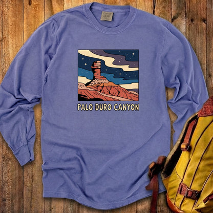 Palo Duro at Night Cotton Long Sleeve