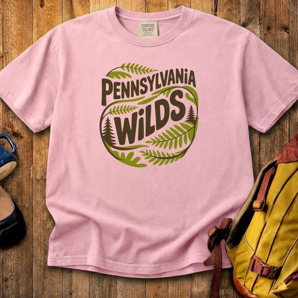 Pennsylvania Wilds Ferns Cotton T-Shirt