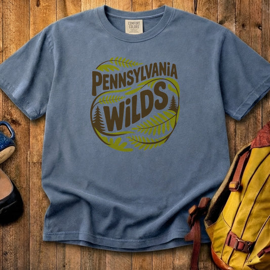 Pennsylvania Wilds Ferns Cotton T-Shirt