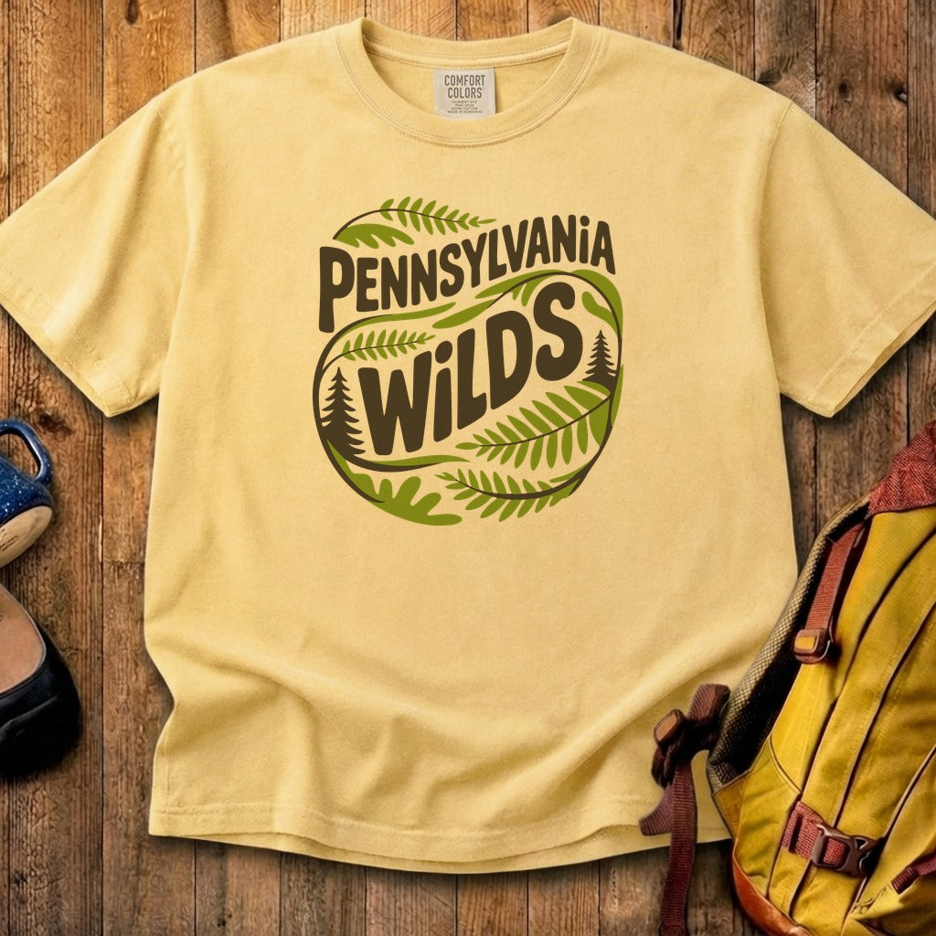 Pennsylvania Wilds Ferns Cotton T-Shirt
