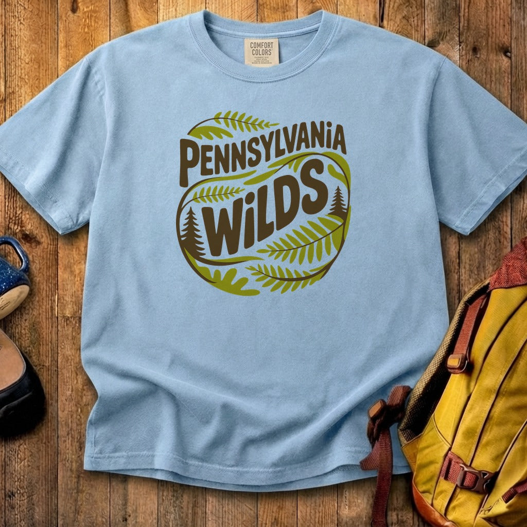 Pennsylvania Wilds Ferns Cotton T-Shirt