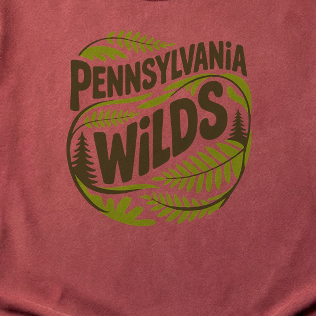 Pennsylvania Wilds Ferns Cotton T-Shirt
