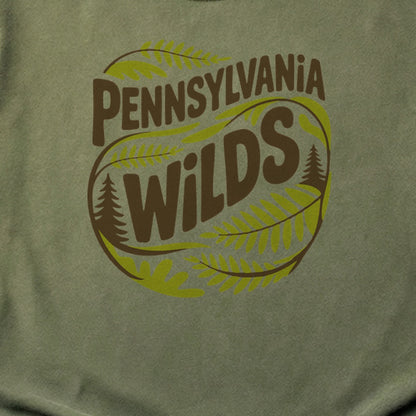 Pennsylvania Wilds Ferns Cotton T-Shirt