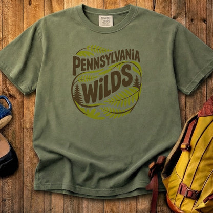Pennsylvania Wilds Ferns Cotton T-Shirt