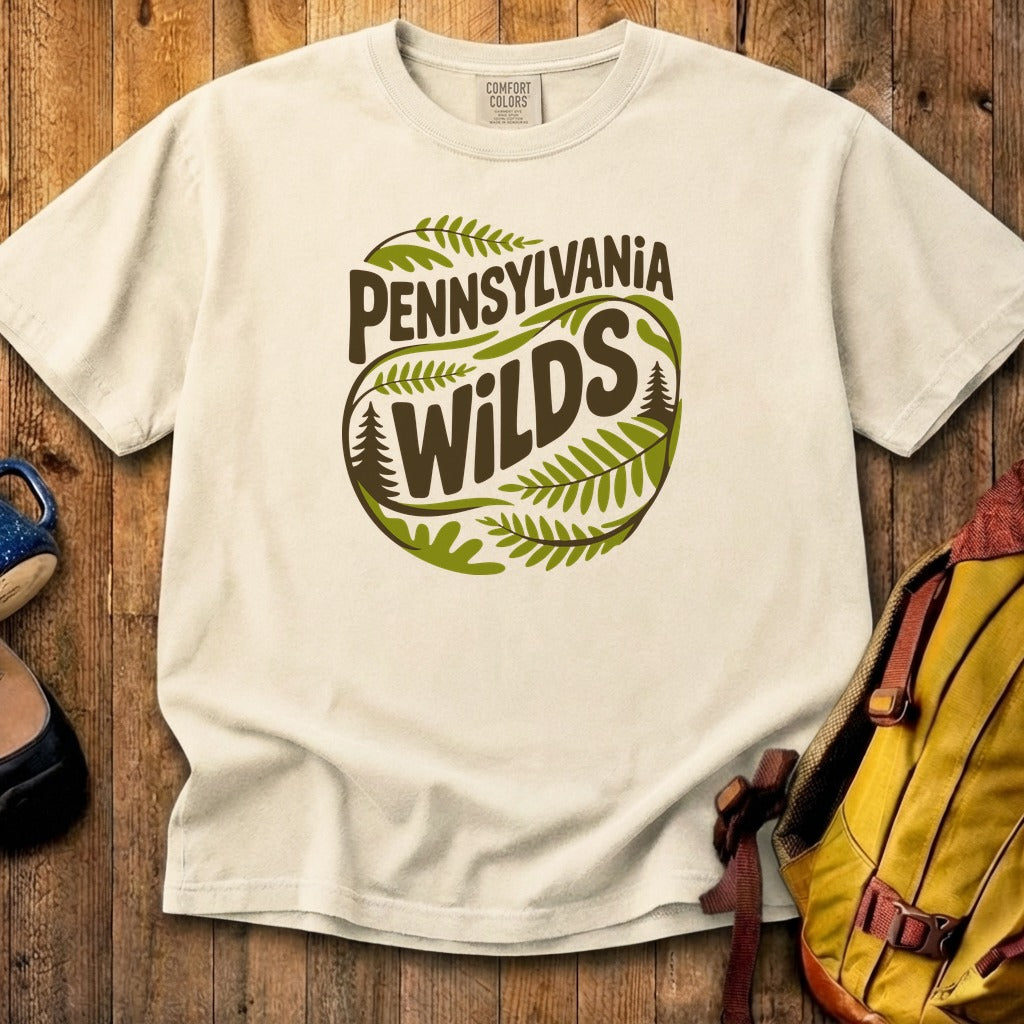 Pennsylvania Wilds Ferns Cotton T-Shirt