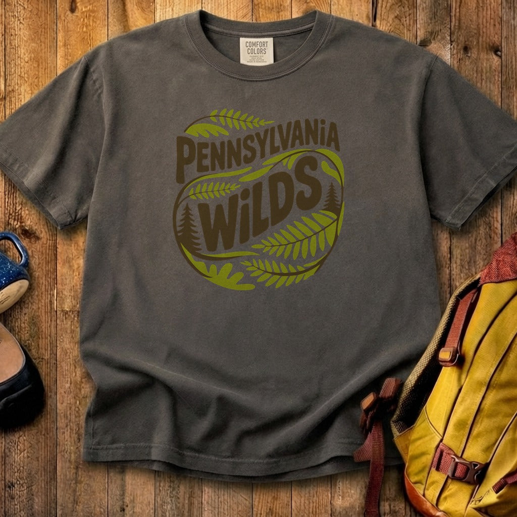 Pennsylvania Wilds Ferns Cotton T-Shirt