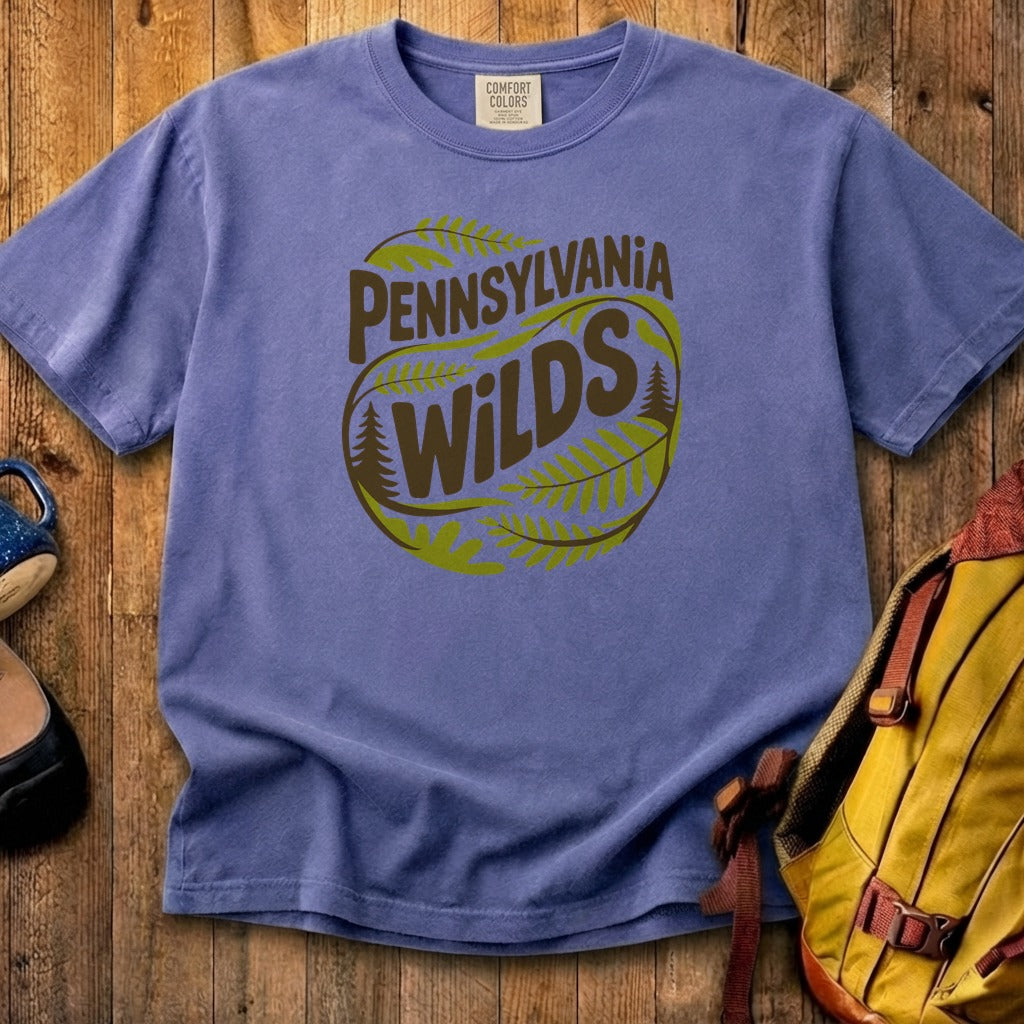 Pennsylvania Wilds Ferns Cotton T-Shirt