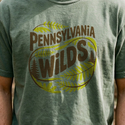 Pennsylvania Wilds Ferns Cotton T-Shirt
