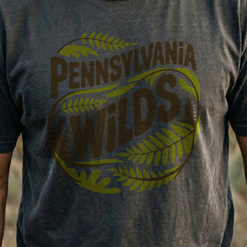 Pennsylvania Wilds Ferns Cotton T-Shirt