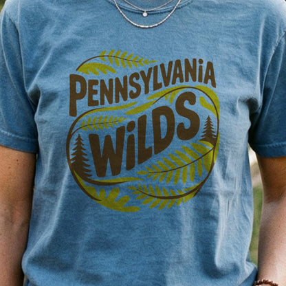 Pennsylvania Wilds Ferns Cotton T-Shirt