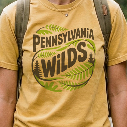Pennsylvania Wilds Ferns Cotton T-Shirt
