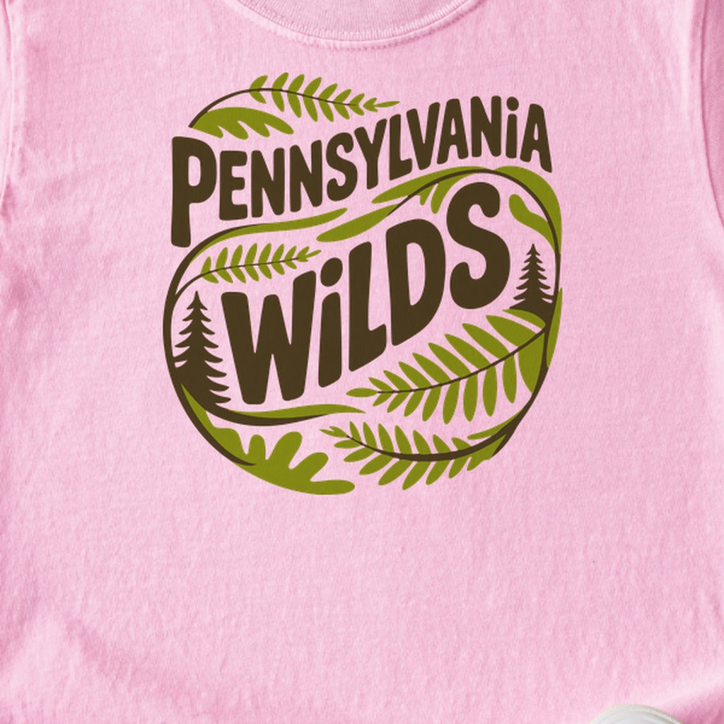Pennsylvania Wilds Ferns Kids Cotton T-Shirt