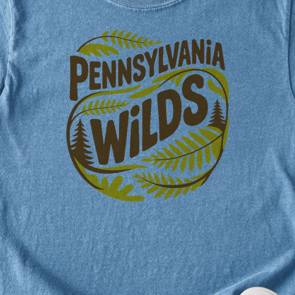 Pennsylvania Wilds Ferns Kids Cotton T-Shirt