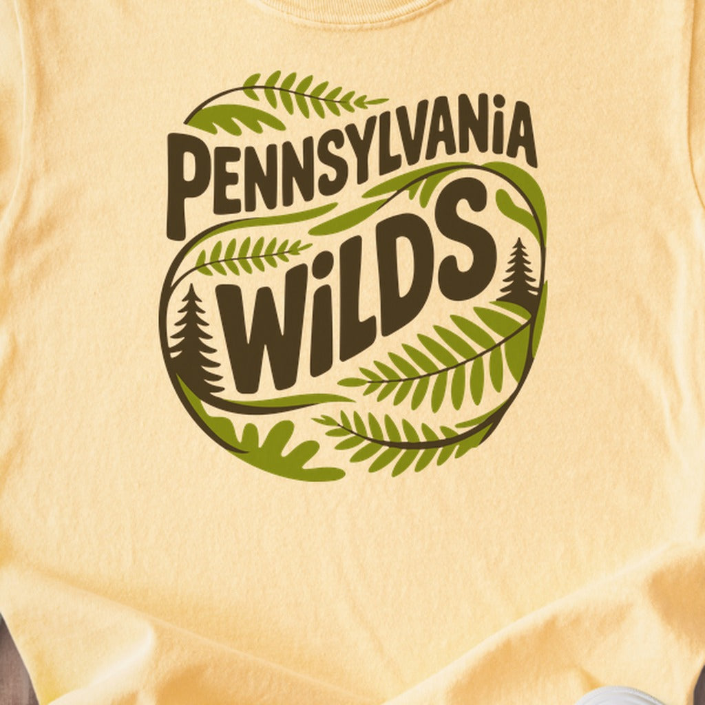 Pennsylvania Wilds Ferns Kids Cotton T-Shirt