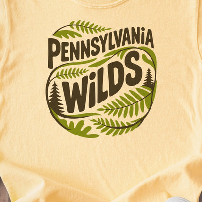 Pennsylvania Wilds Ferns Kids Cotton T-Shirt
